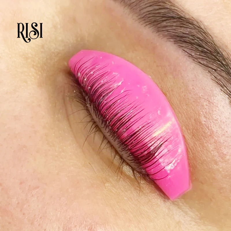 Risi 4 Paia Di Cuscinetti Per Il Sollevamento Delle Ciglia Super Soft Lash Lift Rods Silicone Eyelash Perm Pad Lashes Rods Shield Lifting Lash Lift Sh