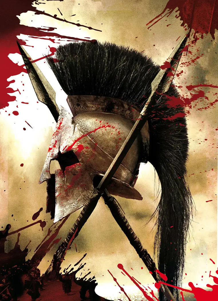 300 Spartan Art Film Print Silk Poster Home Wall Decor