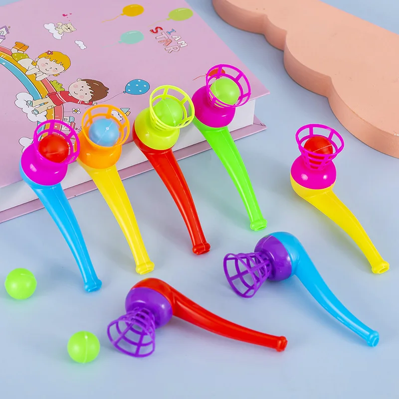 10-50PCS Fun Magic Blowing Pipe Floating Ball Game Party Favors Prizes Pi&ntilde;atas