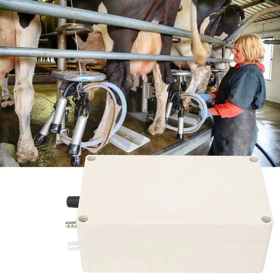 

12V Electric Milking Machine Accessory Electric and Pulse Milking Vacuum Pump for Donkey Sheep Cow Horse Milking Equipment