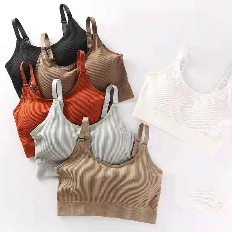 Cotton Kids Sport Bras Girls Teenage Underwear Small Training Bras Wireless  Puberty Underwear Teens Seamless Vest 8-18 Years