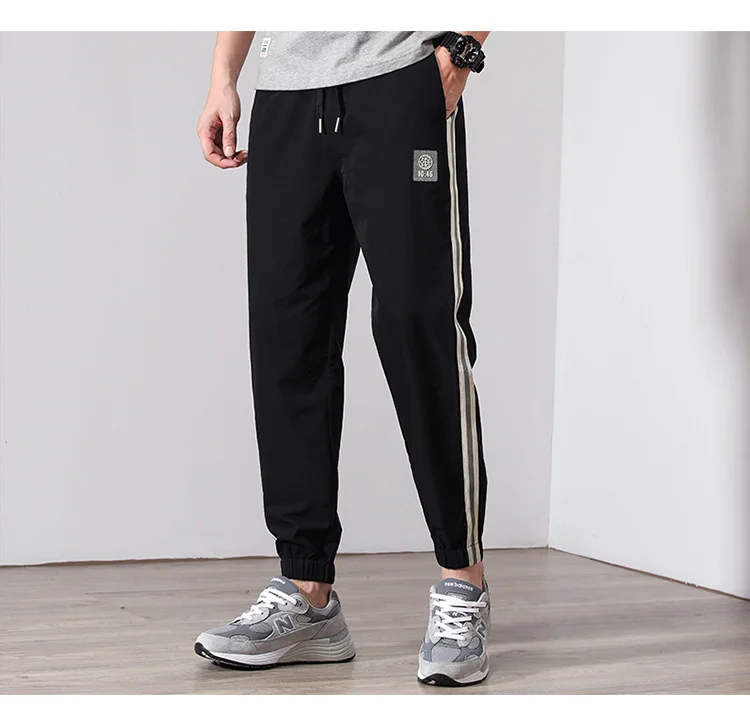 Length Ankle Quick Dry Joggers Casual Pants Sportwear Sweatpants Streetwear 2022 Summer Black Harem Pants Men Trousers white harem pants