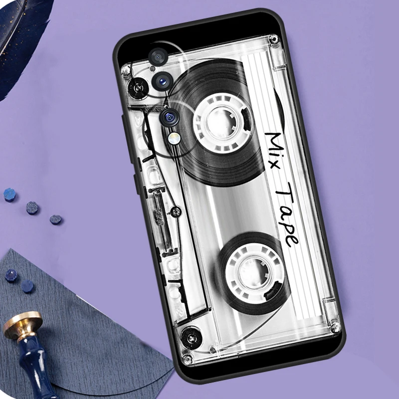 Vintage Cassette Tape Design Phone Case Coque