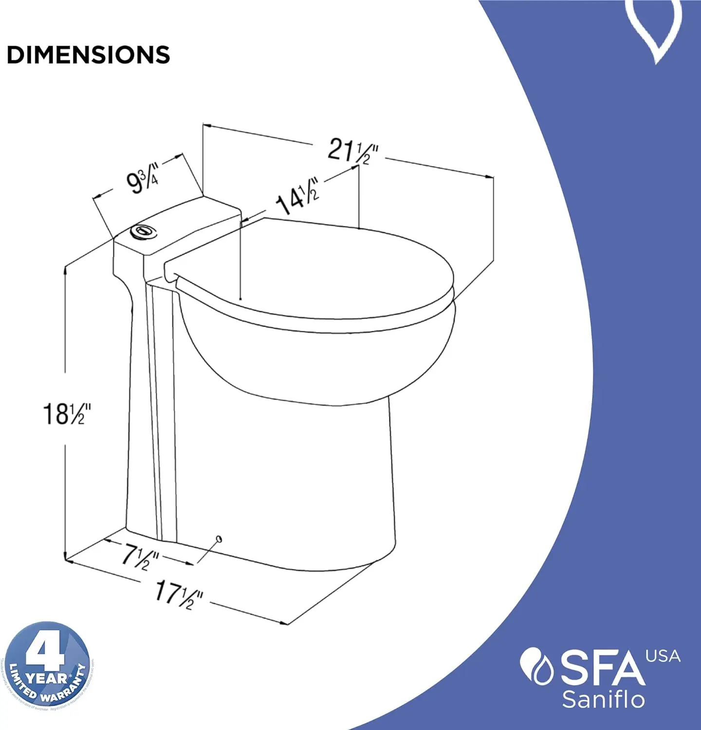 Sanicompact Dual flush System Residential squat toilet  white toilet bowl  squat potty Modern squatting toilets 6