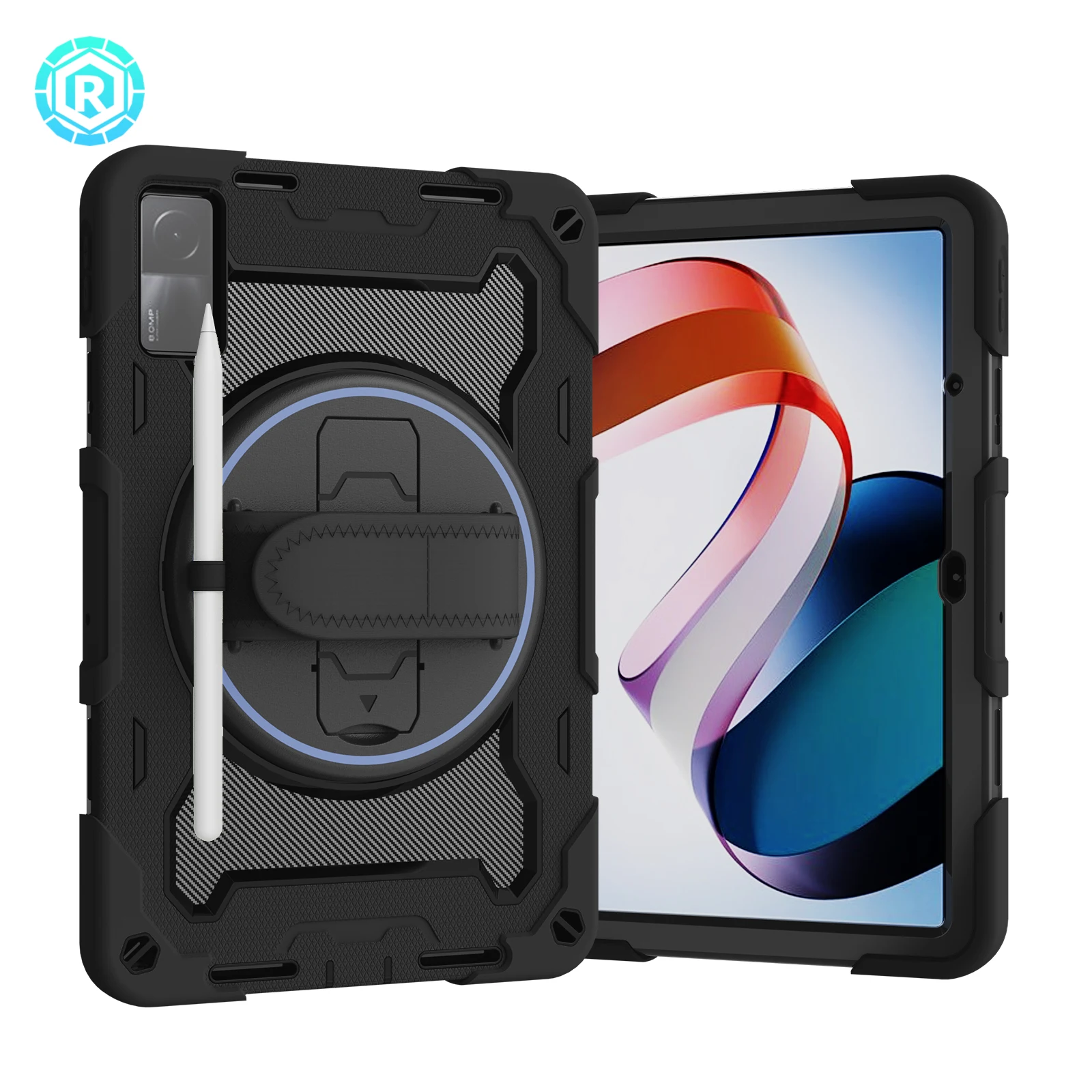 mão, capa giratória para Xiaomi Pad 5,