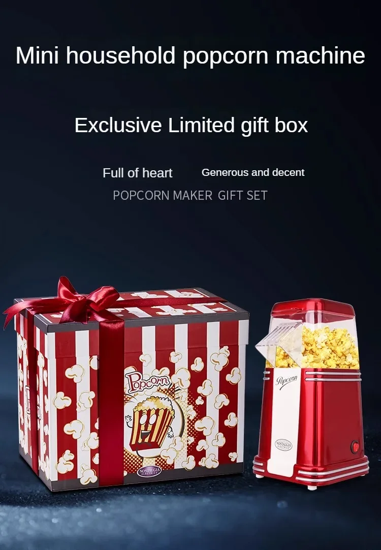 Description Picture 2 of itemPop Corn Maker Household Automatic Children's Mini Popcorn Machine Small Maize Machine Popcorn Vending Machine الة فشار