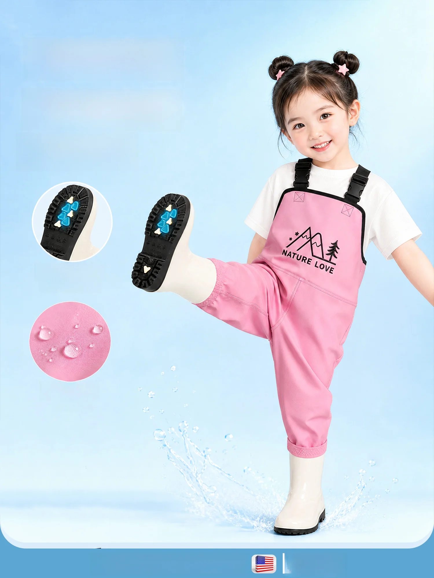 초경량 아동용 전체 바디 방수복, 바다 탐험용 방수 복, 모래놀이 및 물놀이복