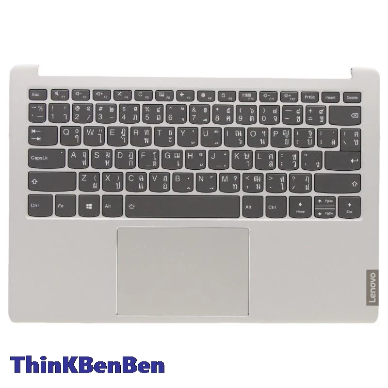 TH Thai Silver Keyboard Upper Case Palmrest Shell Cover For Lenovo