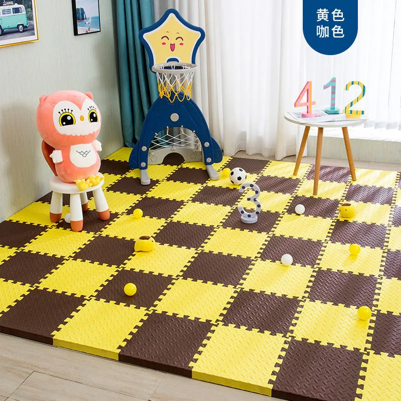 16Pcs Speelkleed Baby Spel Mat Puzzel Mat Speelmatten 30X30Cm Game Matten Dikke 12Mm voet Mat Voor Baby Puzzel Mat Vloermat Kid Tapijt