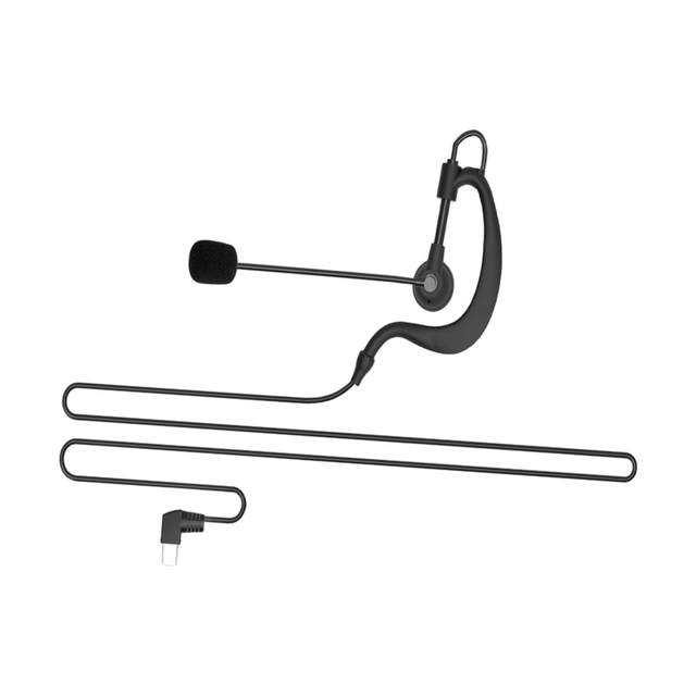 Referee Earphone Cable Stable Performance Black Referee Headset for Referee