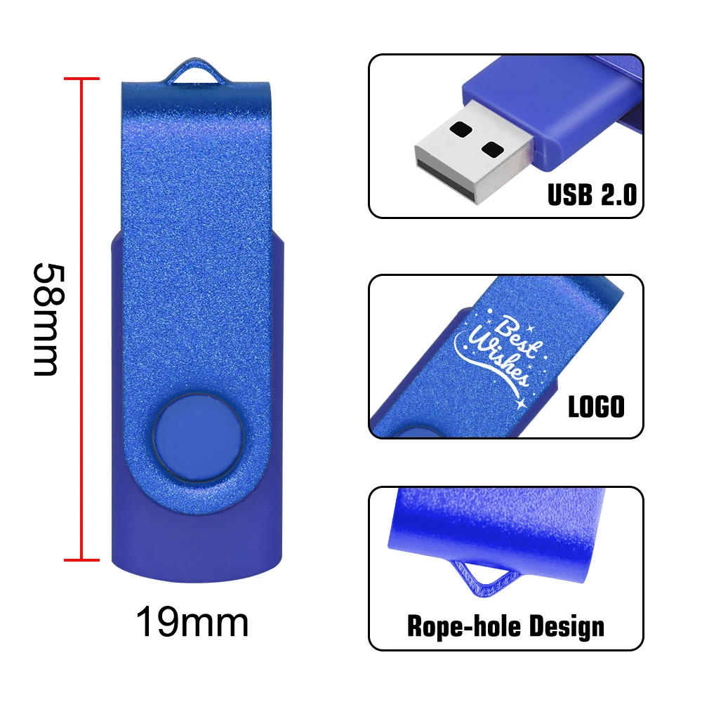 50개/세트 USB 2.0 펜드라이브 128GB 64GB 32GB 16GB 8GB USB 플래시 드라이브 4GB 2GB 무료 맞춤 로고 2.0 USB 플래시 드라이브 스틱 최고의 선물