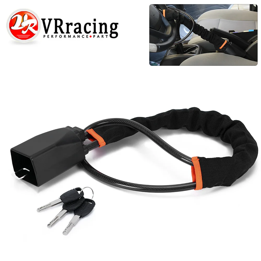 Car Auto Lock Top Mount Steering Wheel Lock Anti Theft Security Lock With Keys Anti Theft