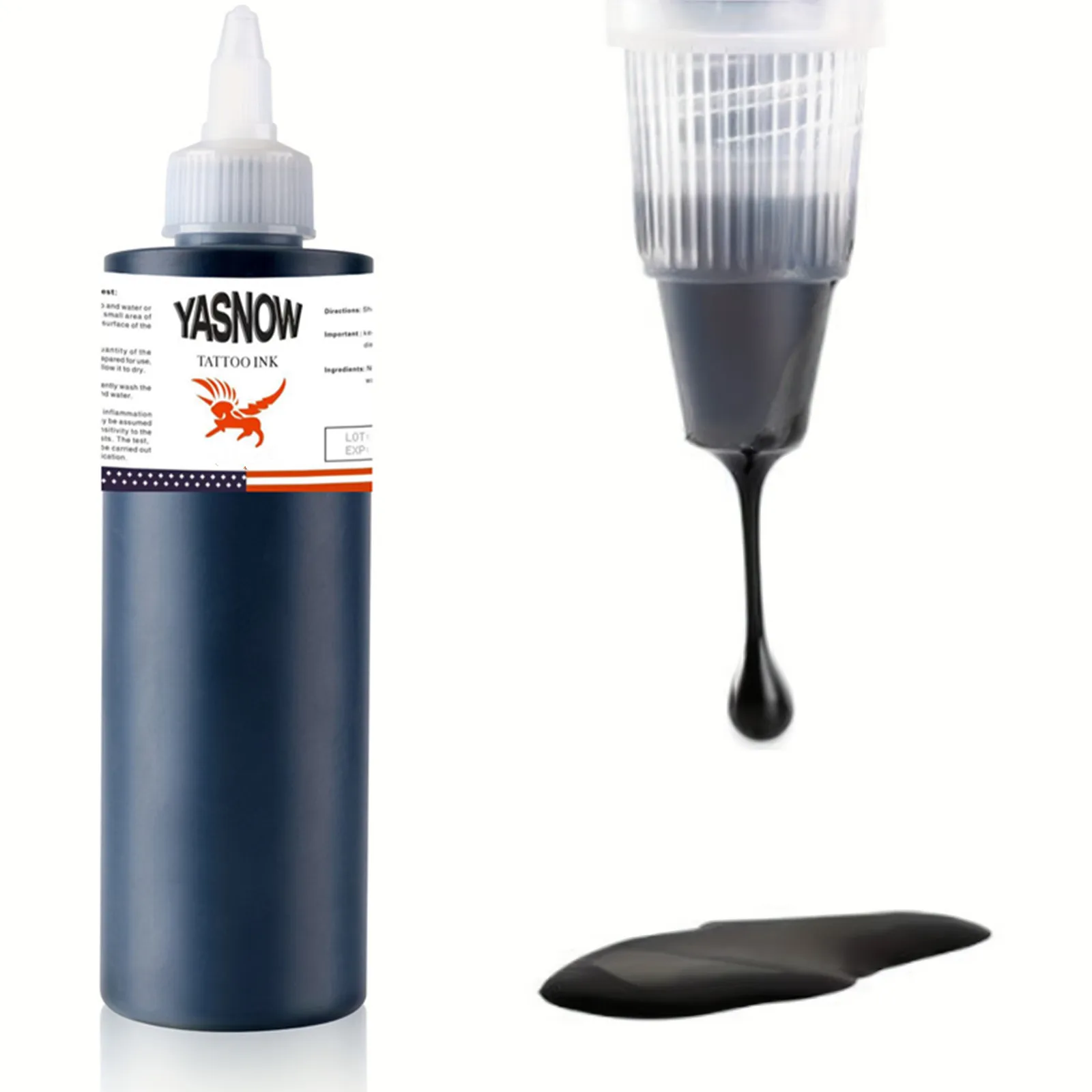 1pc 250ML Black Tattoo Ink,Professional Tattoo Pigment,Tattoo Painting Supplies, Professional Supply For Body Art.