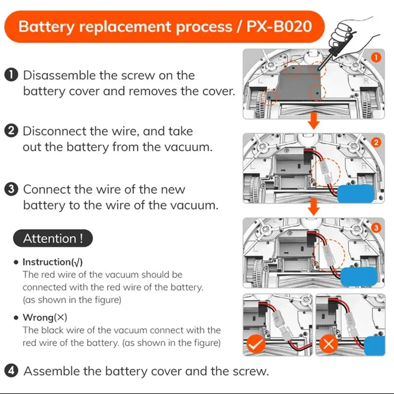 Original 2600mah Rechargeable Lithium Battery ILIFE A4s A6 V7s Plus A9s W400 Robot Vacuum Cleaner INR18650 M26-4S1P Batteries