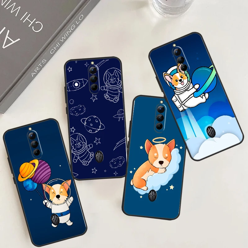 Corgi Astronaut Space Blue Case Per Zte Nubia Red Magic 9 Pro Plus 8 8S Pro 6 7 6S 7S Pro 5G 5S 6R Cover Per Telefono Shell