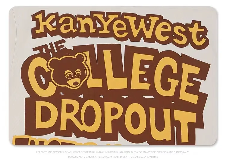 Camiseta de manga corta "University Drop Out" - true-deals-club
