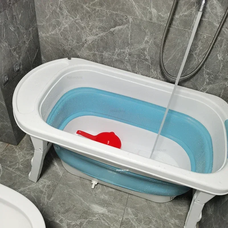 Modern Home Hot Tub Adult Foldable Portable Bathtubs Thickened Plastic Ice Bath Bucket designer Full Body Designer Swimming Pool
