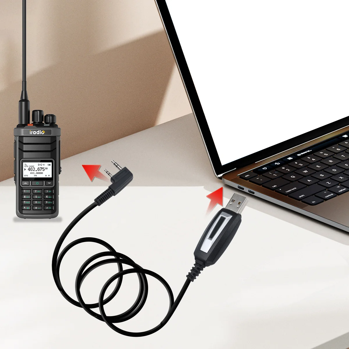 USB Programming Cable for BAJETON BJ-7800  UV-88 BinTolk BT-8200 Baofeng UV-32 U
