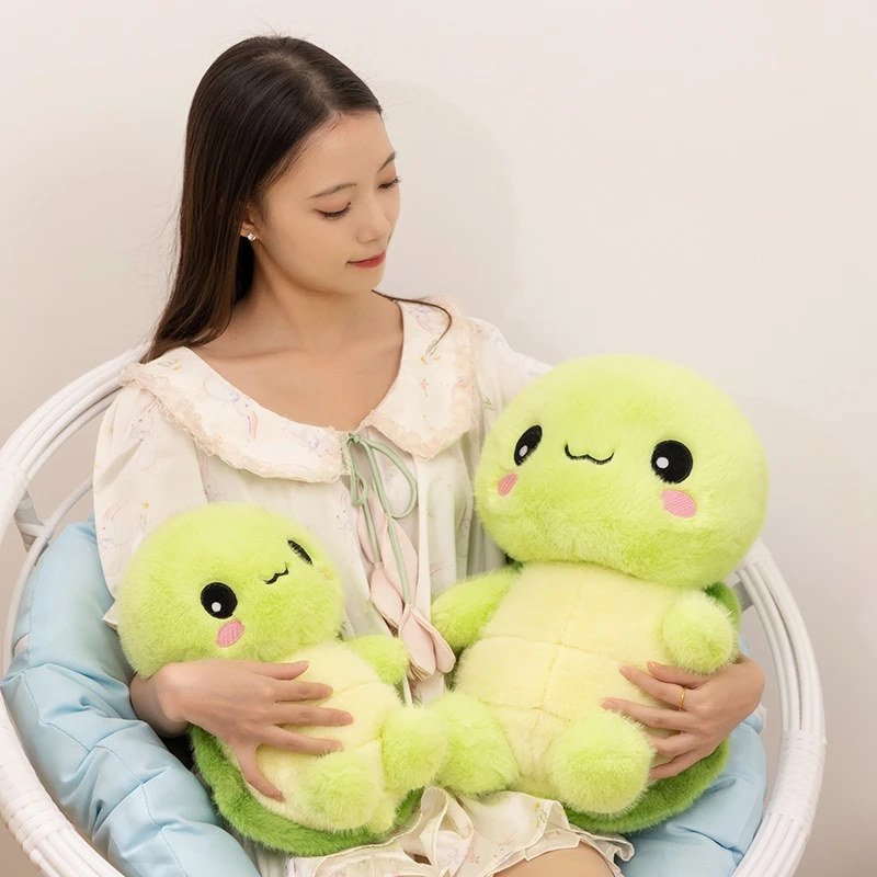 Apple Turtle Plush Toy Doll - Soft Turtle Doll Pillow Claw Machine Exchange Gift for Birthday
