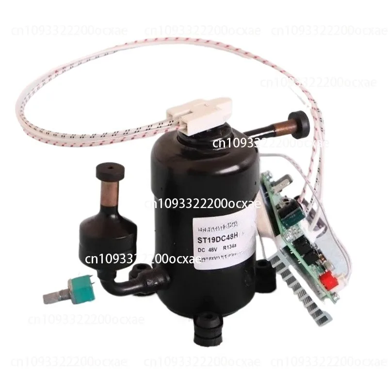 ST19DC48H 48V ultra-micro mini compressor, DC air conditioner water ...