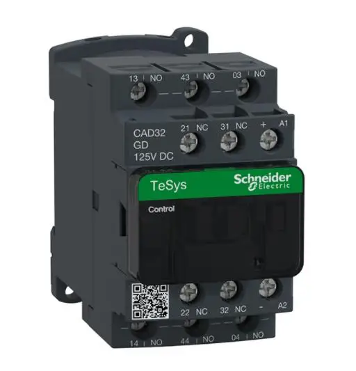 

Реле управления CAD32GD TeSys D-3 NO + 2 NC - = стандартная катушка постоянного тока 690 В-125 в