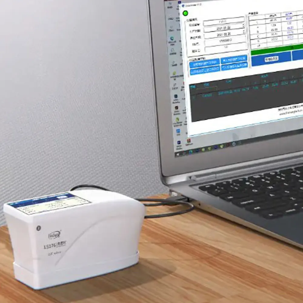LS176 Colour Spectrophotometer Colorimeter with 400~700nm Colorimeters spectral reflectance curve Whiteness Yellowness 6