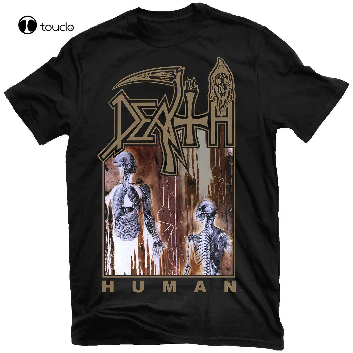 

Новая футболка с надписью New Death футболка с изображением человека, хлопковая футболка унисекс, Оригинальная футболка с цифровой печатью для подростков