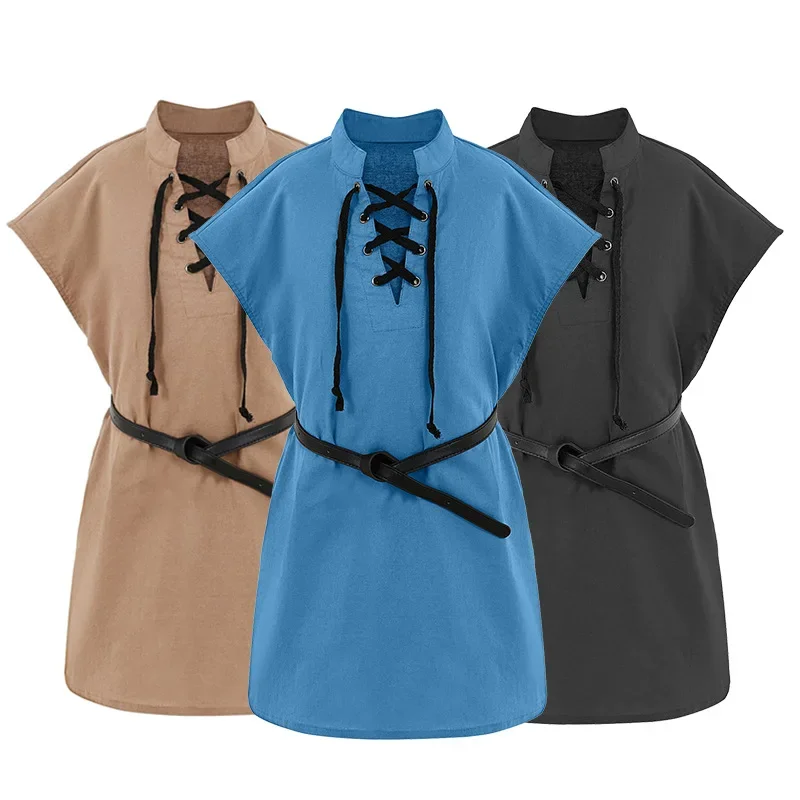 Camicia Pirata Bambino - Abito Medievale Rinascimentale Per Carnevale E Halloween - Foto 9