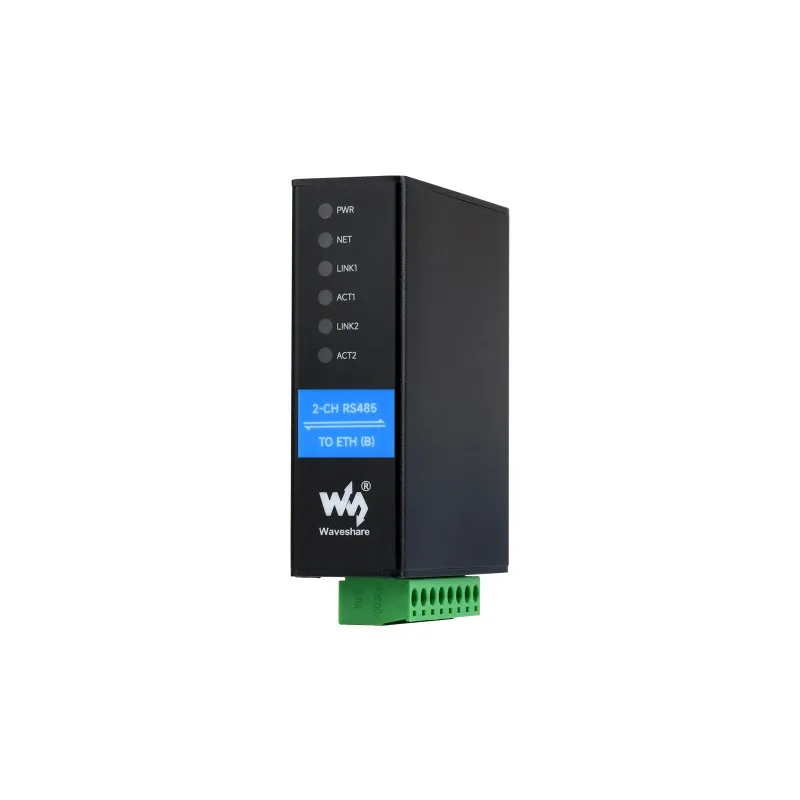 Ethernet Serial Server ch Rs485 para Rj45 Canais Duplos Operação Independente Bi-direcional Transmissão Transparente