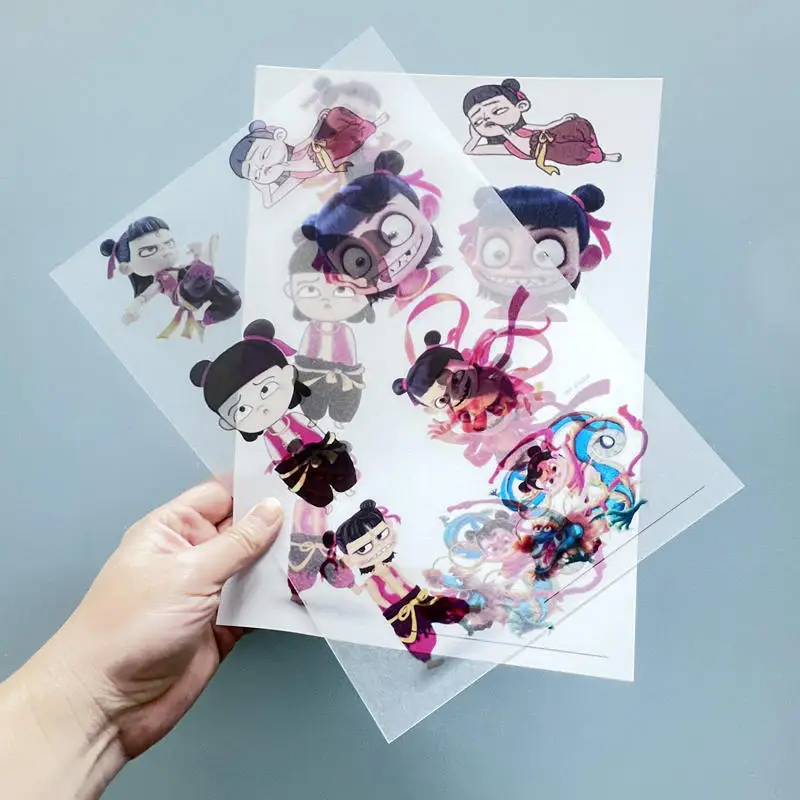 Printable Heat Shrink Art Plastic Sheet DIY Kit Accessories 10Pcs