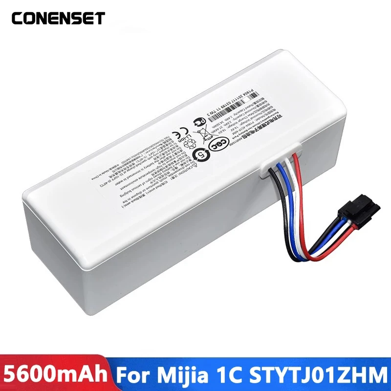 Batterie De Remplacement Pour Robot Aspirateur Xiaomi 1C - P1904-4S1P-MM, 12800mAh, Compatible Mijia