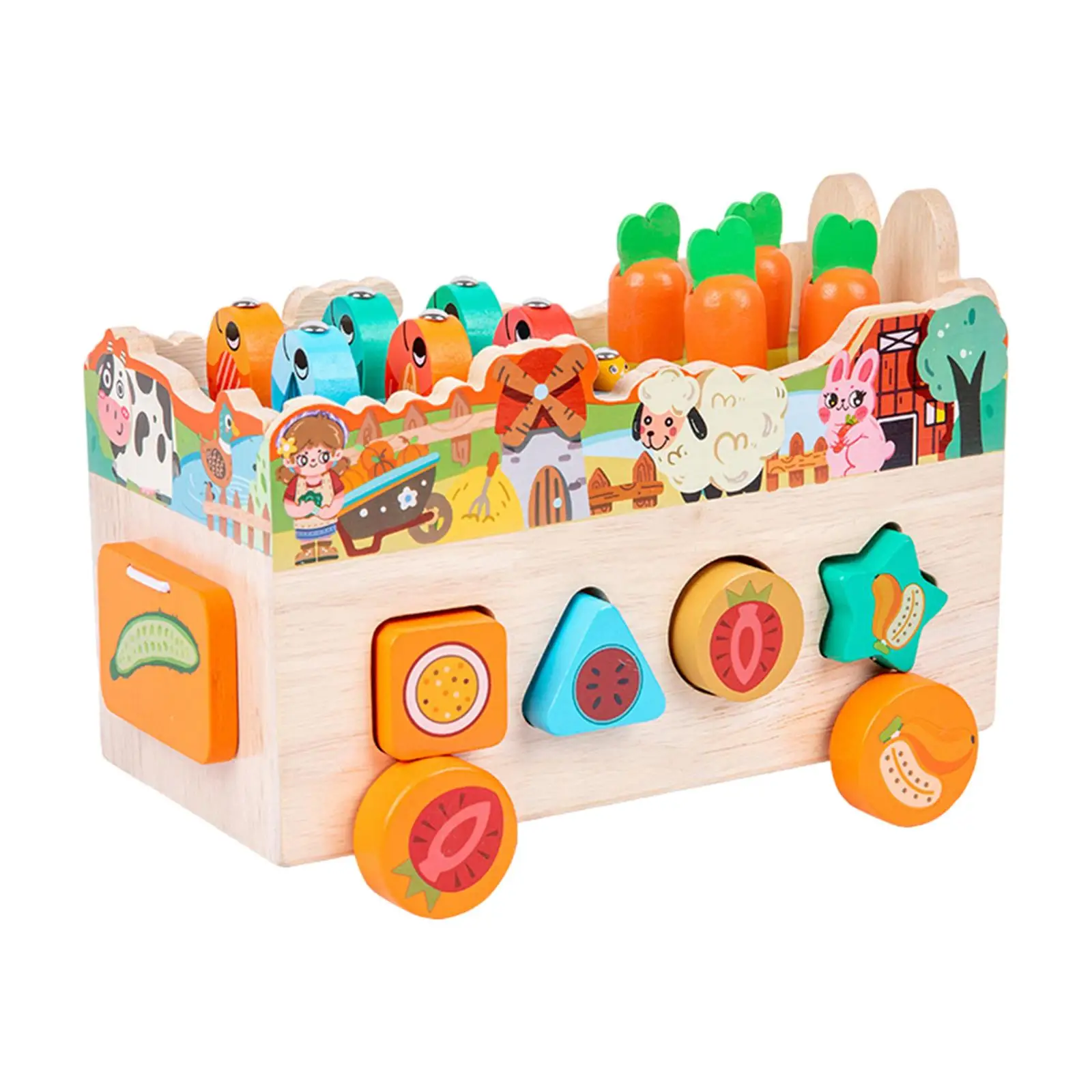

Colors Wooden Toy Learning Educational Montessori for Kids Toddlers Children