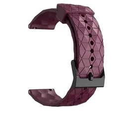 Versatile Silicone Smart Watch Band - 20mm/22mm Strap Replacement Bracelet - 20mm Width (Wine Red)