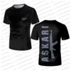 ASKARI Boxing Fighting Competition Design 3D Men Women Fitness Short Sleeve T-Shirt Breathable Sports Children Training T-Shirts 2