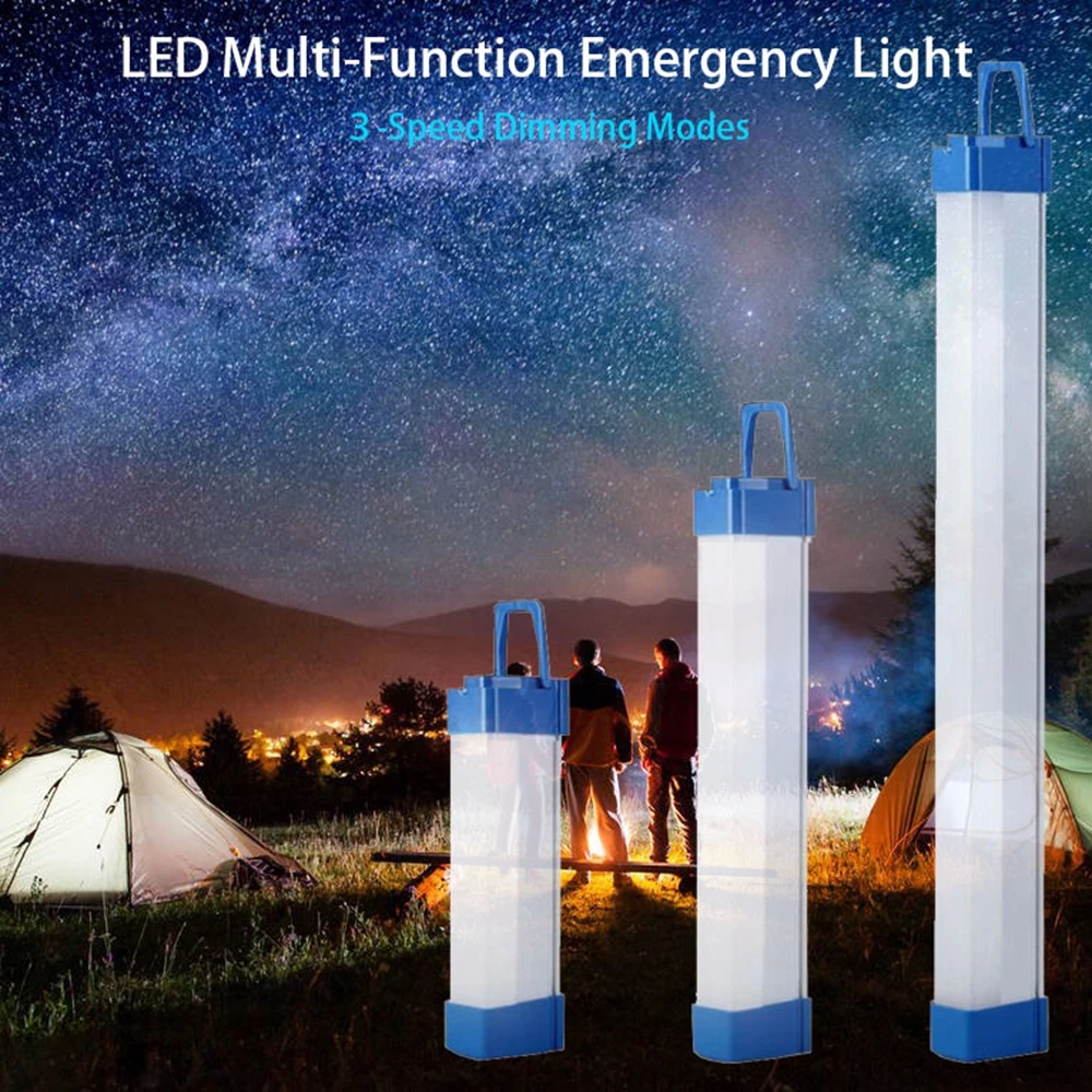 20w/40w/60w Portable Usb Rechargeable Emergency Light Outdoor Lighting Camping Lamp Multi-function LED Night Light 17cm-52cm led flashlight camping lamp led work light camping lights work light