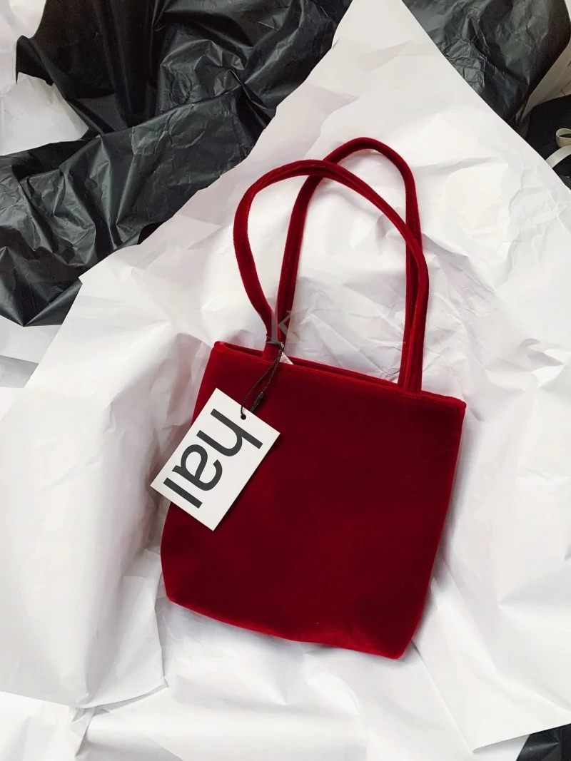 Christmas red imported velvet