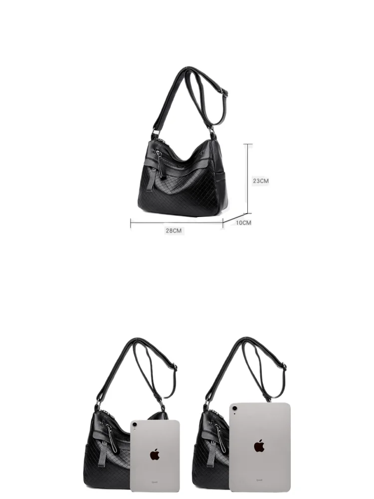 High Quality Soft Leather Women's Shoulder Bag 2023 Luxury Designer Trend Crossbody Shoulder Bag Casual Women's Handbag Wallet