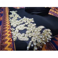 Muslim Fashion Dress Women Arab Pearl Dresses Dinner Party Plus Size Loose Casual Elegant Female Maxi Dress 4