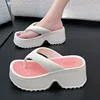 Thick Bottom Women Flip Flops Summer Fashion Sandals Outdoor Beach Slippers Bathroom Home Shoes Comfort Soft Sole Slides 1