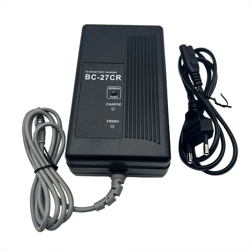 NEW CHARGER BC-27CR FOR TOPCON TOPTAL STATION BT-52Q BT-52QA Battery,3 PIN 