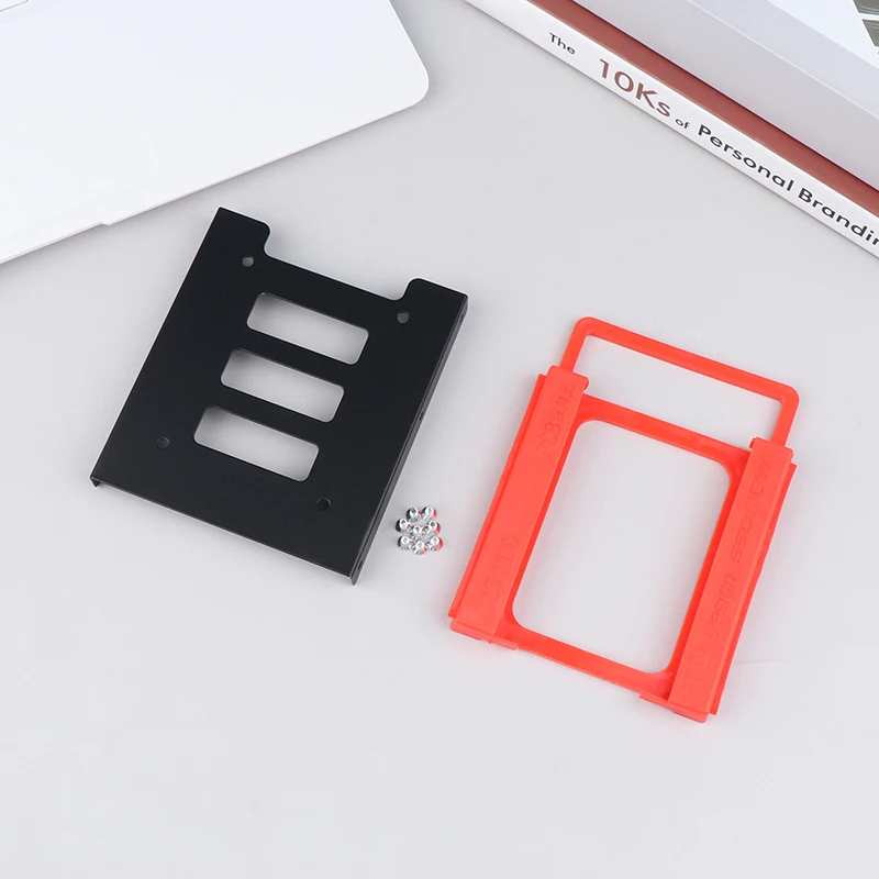 

2.5 Inch SSD HDD To 3.5 Inch Metal Mounting Adapter Bracket Dock Screw Hard Drive Holder For PC Hard Drive Enclosure HDD Bracket
