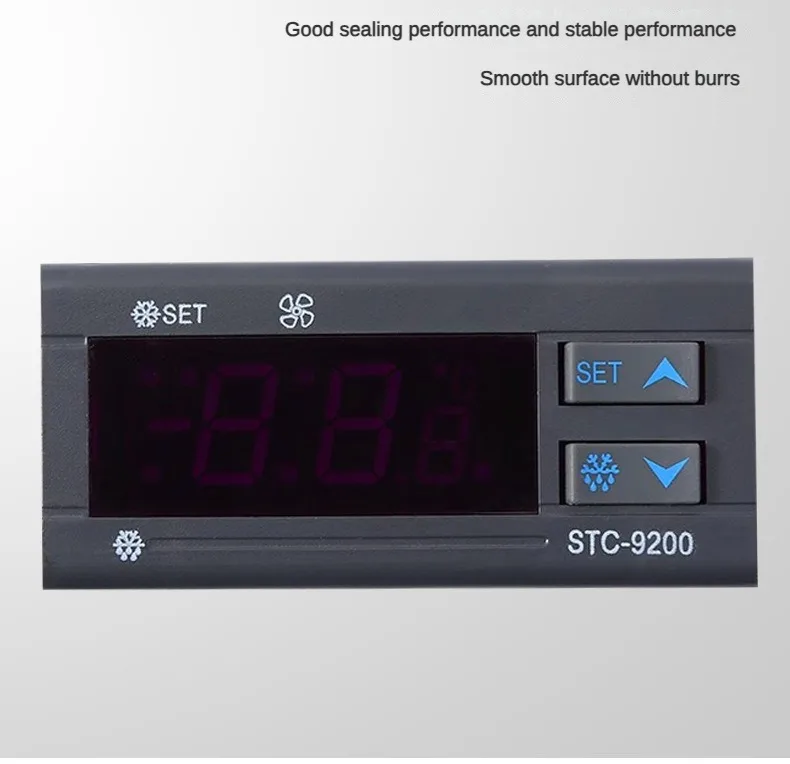temperature controller settings display