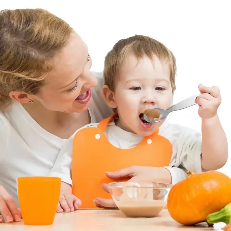 10/1pcs Mini Stainless Steel Spoon Fork Sets Ice Cream Cake Dessert Coffee Teaspoon for Children Cutlery Kitchen Tableware Gifts cutlery set western style cutlery set picnic cutlery set stainless steel cutlery set picnic tableware camping cutlery set wooden cutlery set