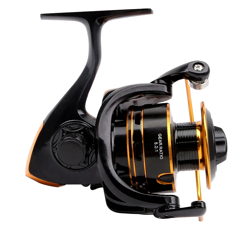 Better Leader 1000-4000 Mulinello Da Spinning Bobina In Alluminio 12 + 1Bb 5.2:1 Mulinello Da Pesca Alla Carpa Ad Alta Velocità Strumento Ruota Rotant