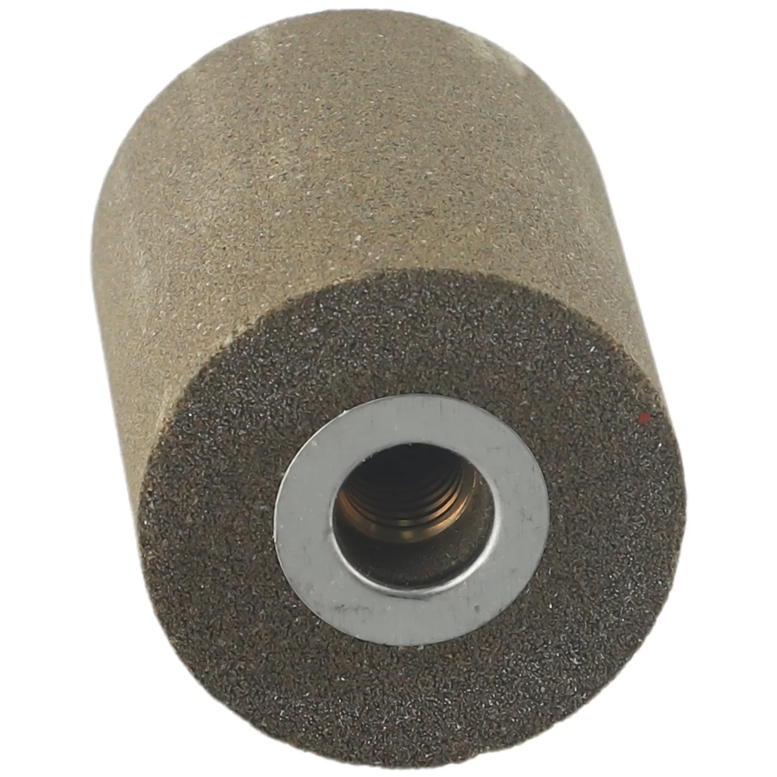 Abrasive Wheel Grinding Wheel 1Pc Cylindrical Diamond Grinding Wheel M10Thread Polishing Head Abrasive Sanding Wheel 50/100/200Grit 100 Type Angle Grinder