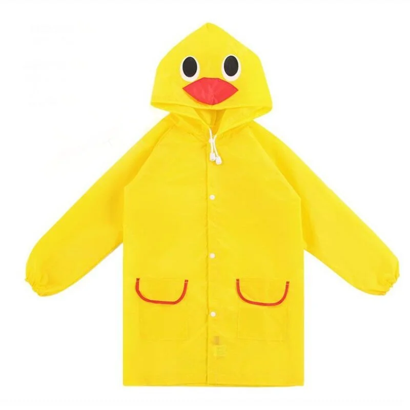 One-piece Raincoat Cartoon Animal Children Outdoor Waterproof Rain Coat Clothes Baby Boys Girls Jacket Coat Rainwear Rainsuit
