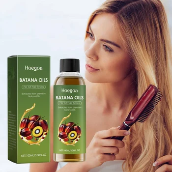 100ml Batana Hair Strengthen Oil Soothing Scalp Anti Hair Loss Prevent Split Hair Smooth Nourishing Hair Growth Product Women