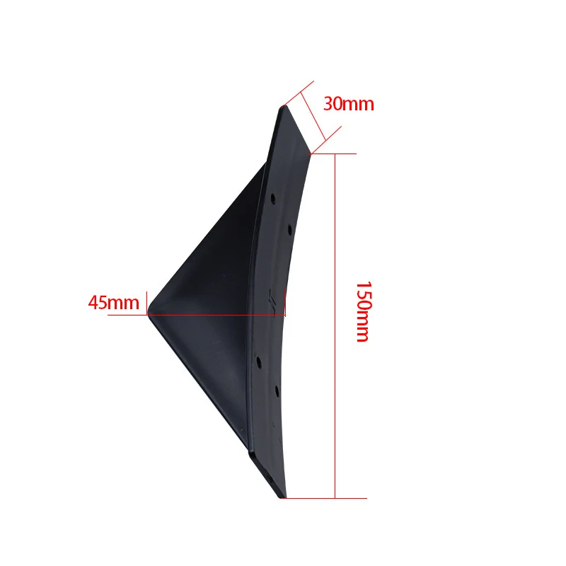 4pcs Universal Carbon Fiber Car Modified Rear Bumper Diffuser Spoiler ABS Rear Bumper Lip Diffuser Anti-collision car bumper spoiler bumper lip bumper lip decoration car rear bumper lip car rear bumper cover