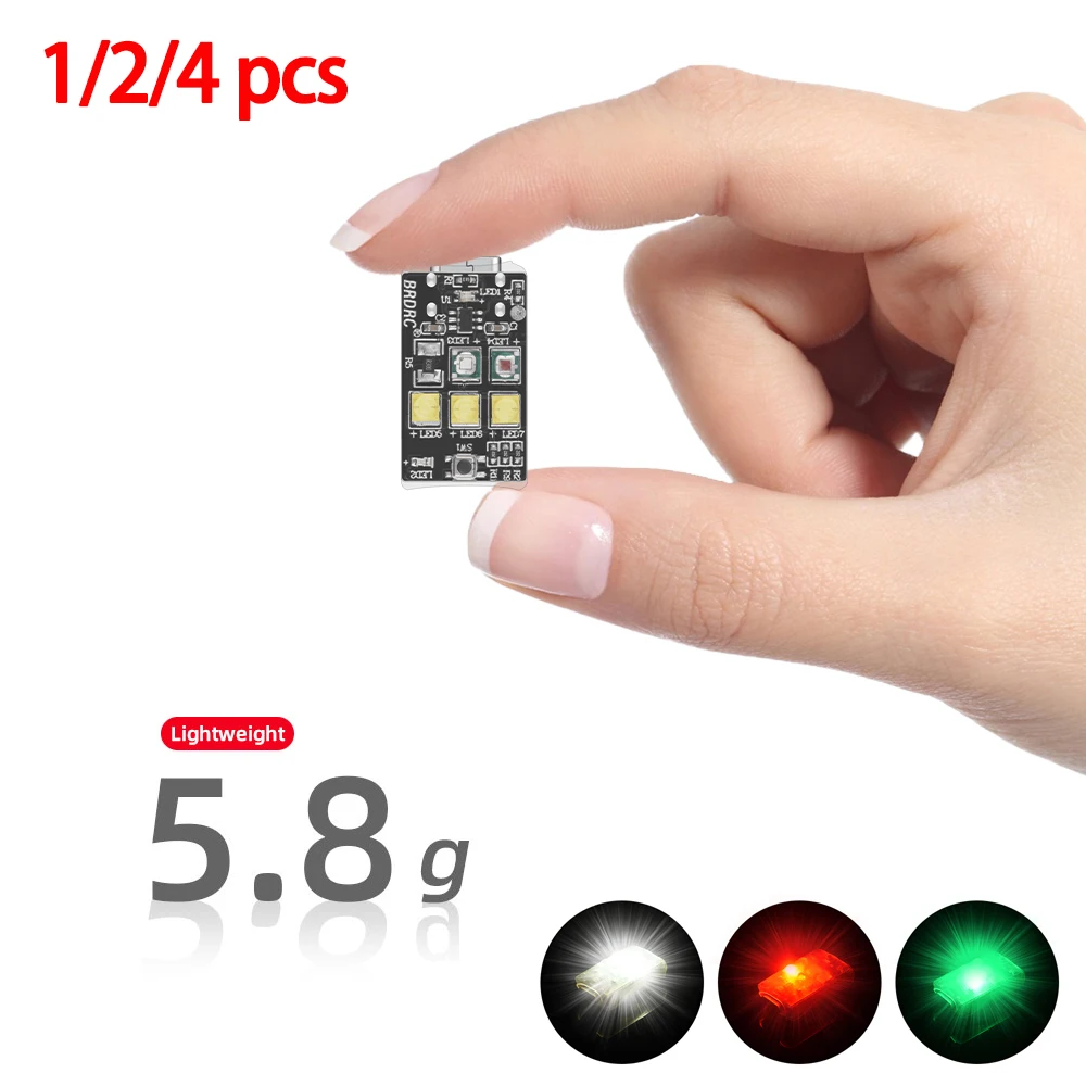 Luz Estroboscópica Para Drones Compatible Con DJI Mini 3/Mini 3Pro Drone Reflector Luz Anticolisión Luz De Navegación Nocturna LED