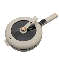 220V 110V 1.8KW 4L Electric Frying Pan Integrated Non Stick Pan Multifunctional Frying Pan Household Electric Hot Pot 1